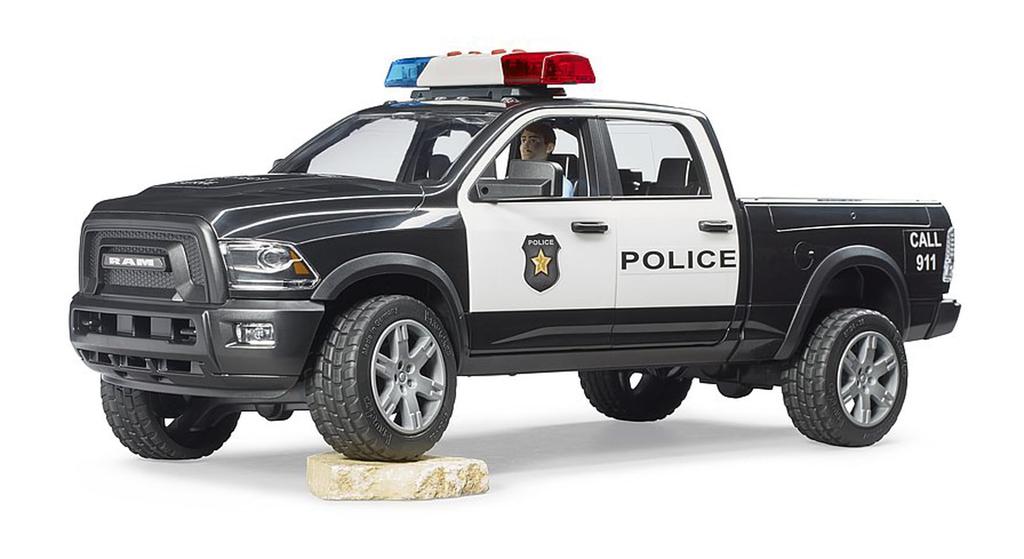 Bruder RAM Power Wagon Police Car (with Figure) BR02505