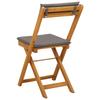 Outdoor Bistro Chairs 6 Pcs Dark Grey 40 X 53 X 80 Cm