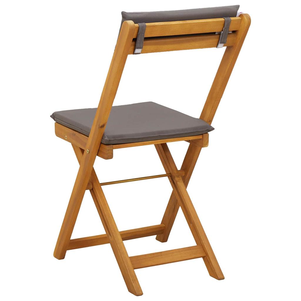 Outdoor Bistro Chairs 6 Pcs Dark Grey 40 X 53 X 80 Cm