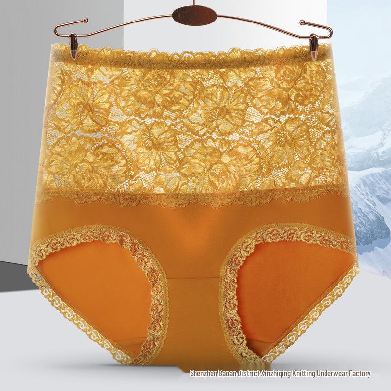

Кружевные трусики с высокой посадкой больших размеров: Хлопок, Антибактериальный, Дышащий, Контроль живота и Формирование подъема бедер L (105-130 jin)