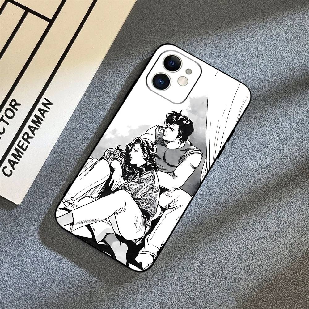 City Hunter Phone Case Black Phone Case For IPhone 17/16/15/13/14 Pro Max/ 11Plus/X/Xr/Xs Max 13mini
