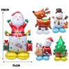 4D Large Christmas Standing Balloon Santa Claus Snowman Xmas Tree Balloon Christmas Party Home Decorations Navidad 2025 New Year