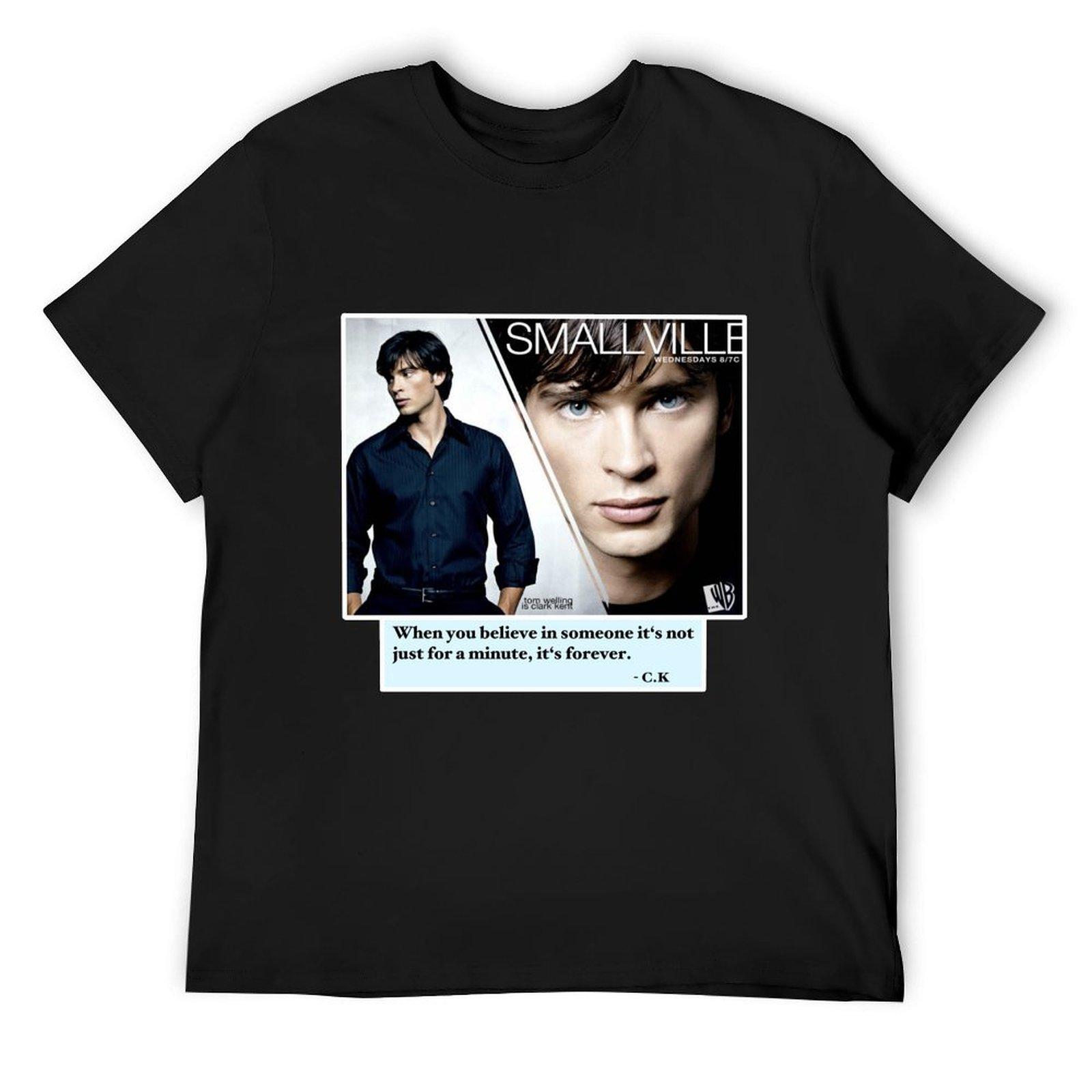 

Tom Welling Smallville Quote T-Shirt boys animal print oversized graphic tee customizeds Short sleeve tee shirts men graphic 4XL