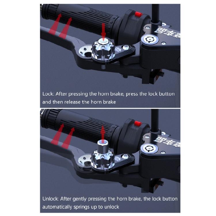 Motorrad Bremshebel Schloss Mehrfarbig Rampen Parkschloss Bremslichtschalter Modifikation Elektrofahrrad Motorrad Zubehör