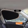 Rideaux Électrostatiques pour Vitre Latérale de Voiture Couverture de Protection Solaire 4 Couches Pare-Soleil de Voiture Pliable Blocage à 99,9% des Rayons UV