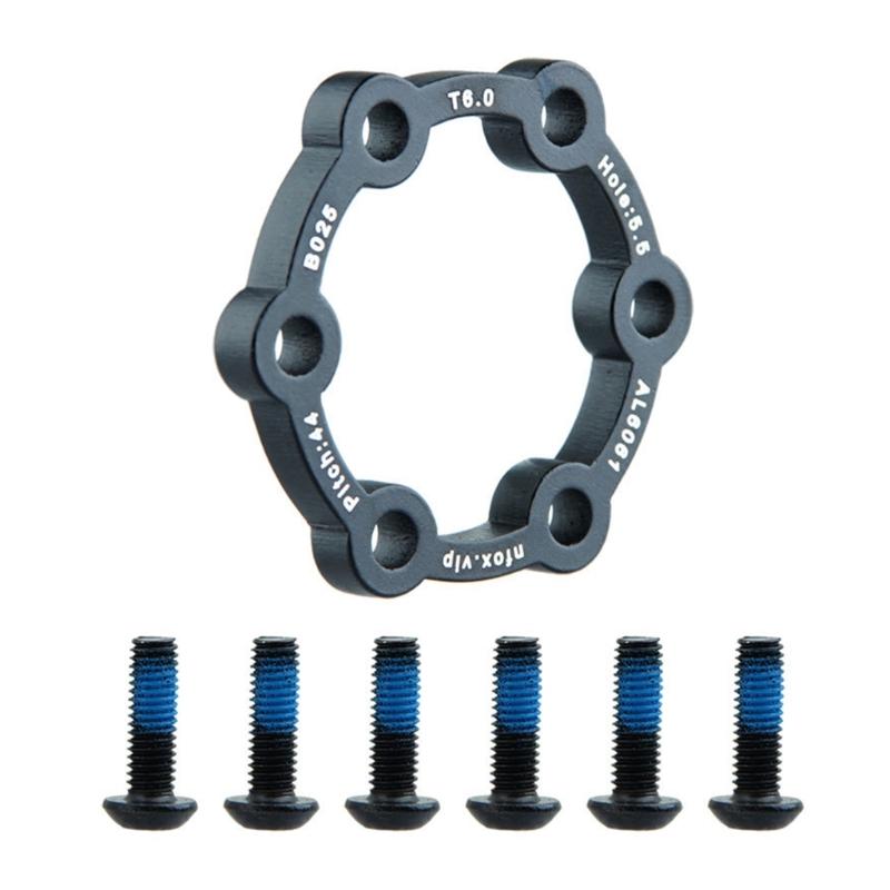 Electric Scooter Brake Disc Aluminium Alloy 6 Hole Brake Disc With 6 Screws Disc Brake Rotor Bicycles Brake Accessories