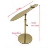 Stainless Steel Shoe Display Rack for High Heels and Shoe Support Stand