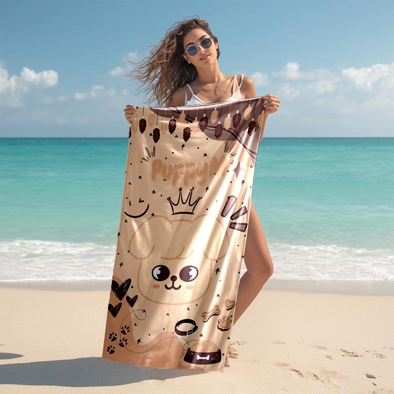1pc Kpop Team8 Beach Towel, Comfortable and Thick, and Swimming/Bath/Picnic/Camping Towel, Suitable for Seaside Beaches