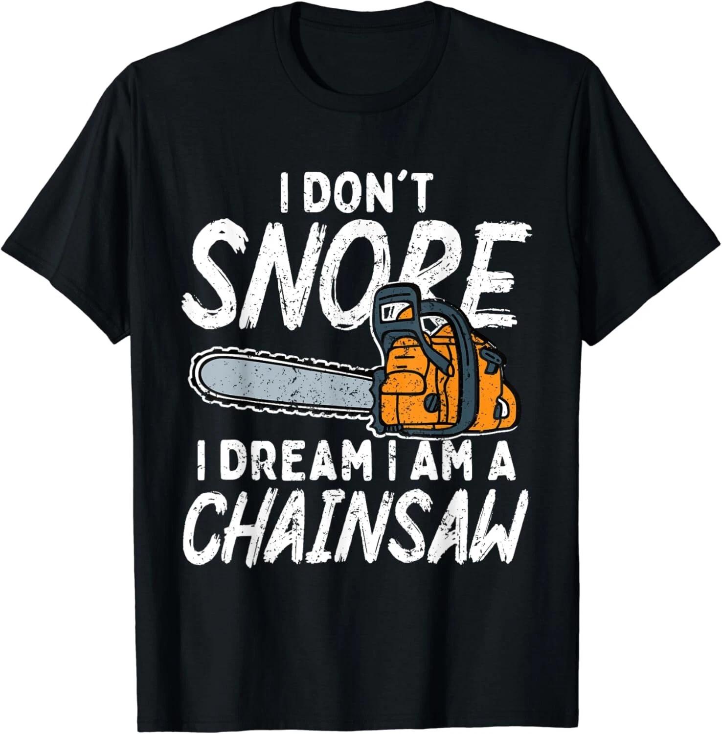 Arborist Lumberjack Woodworker Tree Logger Chainsaw Gift Unisex T-Shirt S
