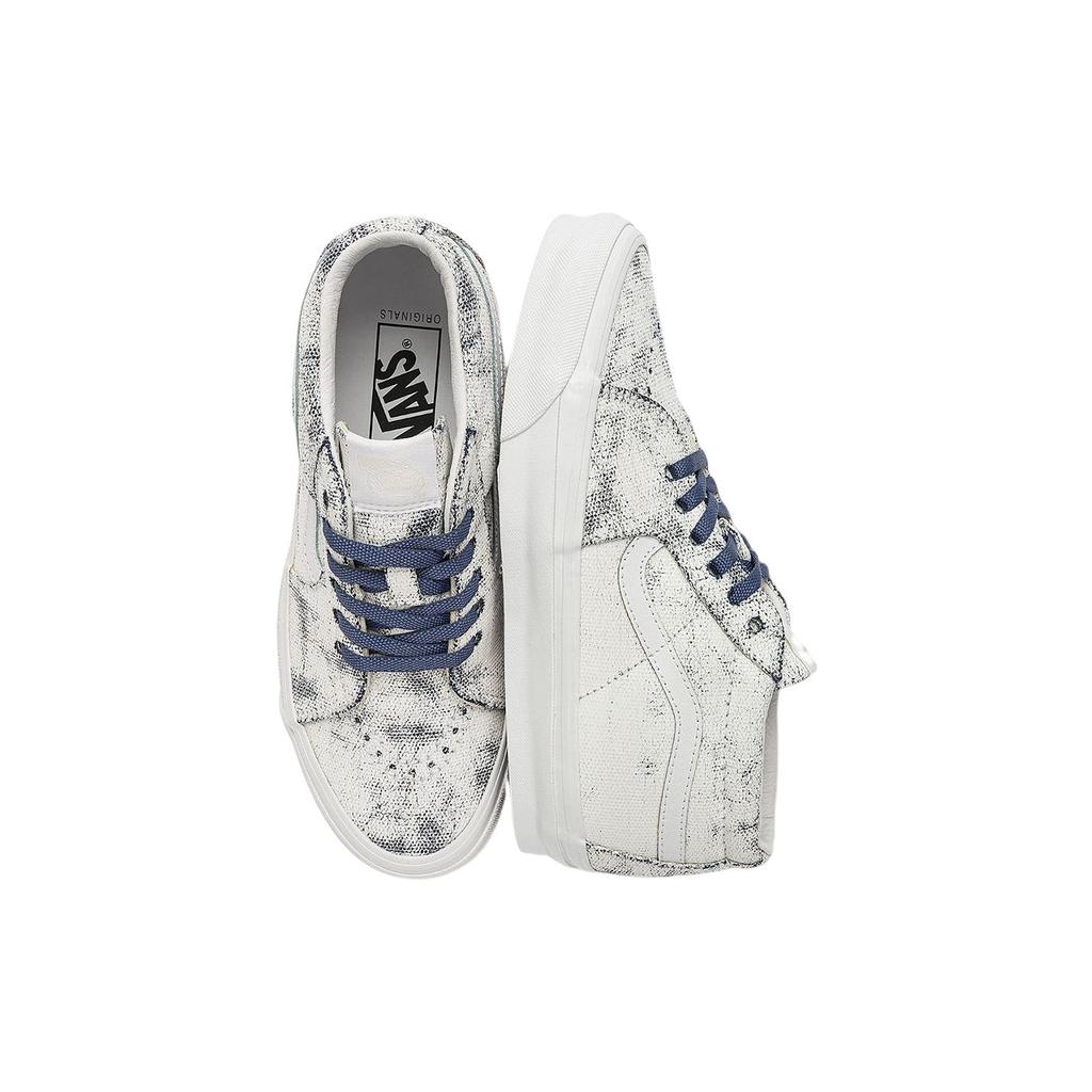 Sk8 Og Vans-Mid Lx 'Distress White Navy' VN0A4BVCWTM