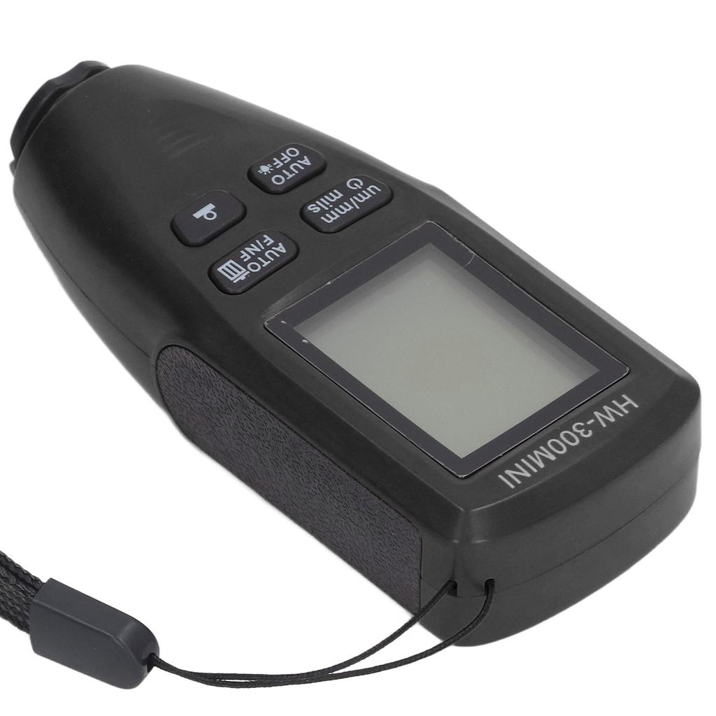Car Coating Thickness Meter Automatic Measurement Automotive Paint Film Thickness Gauge Black
