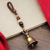 Brass Brass Bell Car Keychain Vintage Handmade Rope Car Keychain Hanging Mantra Bell Keyring  Women