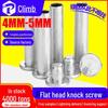 4MM/5MM 304 Stainless Steel Flat Head Knock Screws & Lock Letter Rivets