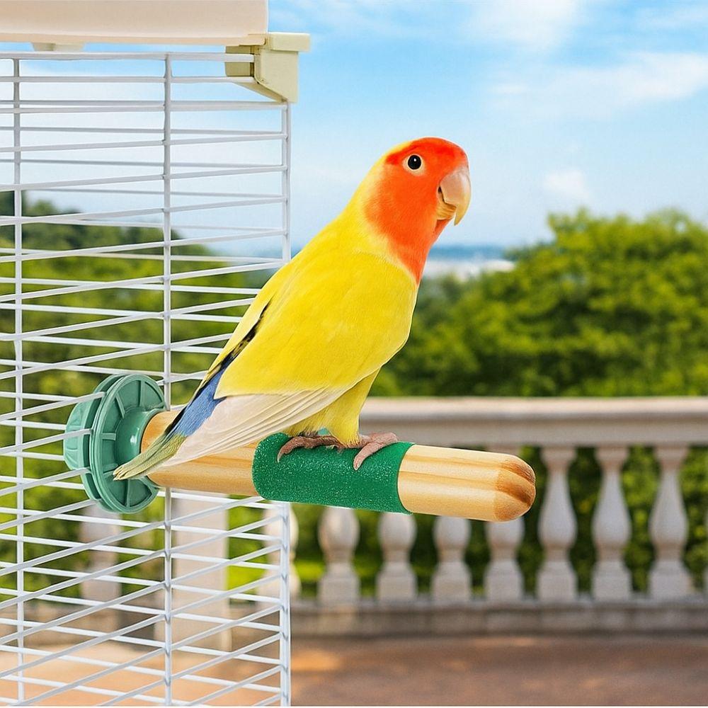 Bite Resistant Parrot Climbing Stand Wear Resistant Stable Parrot Standing Pole Non-slip Bird Claw Grinding Rod Relieve Boredom