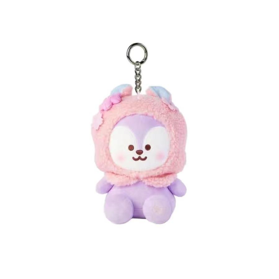 Sakura Fan BT21 KPOP series plush toy bulletproof youth group sitting doll gifts birthday couple adult Cuddly Huggable Comfort Kawaii Adorable Stuffed