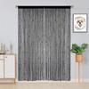 Beaded Curtain Door String Curtains for Doorway Tassels Beads Hanging Fringe Room Divider Window Hallway Entrance Wall Closet Bedroom Decor Crystal