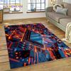 PCB Circuit Board 3D Chip CPU Carpet Rug for Bedroom Living Room Home Sofa Decoration,Children Game Large Decor Floor Mat Gift