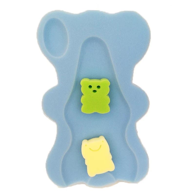 Sponge Baby Bath Mat Non-slip Sponge Mat Anti-skid Bathtub Infant Bath Pad Newborn Seat for Baby Care