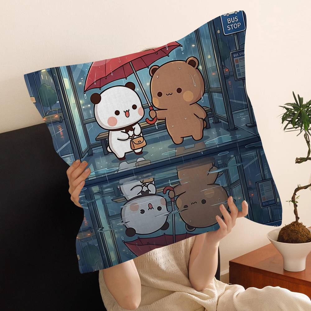 Anime Cute Dudu Bubu Pillow Cushion Cover Pillowcase Living Room Sofa Home Decor
