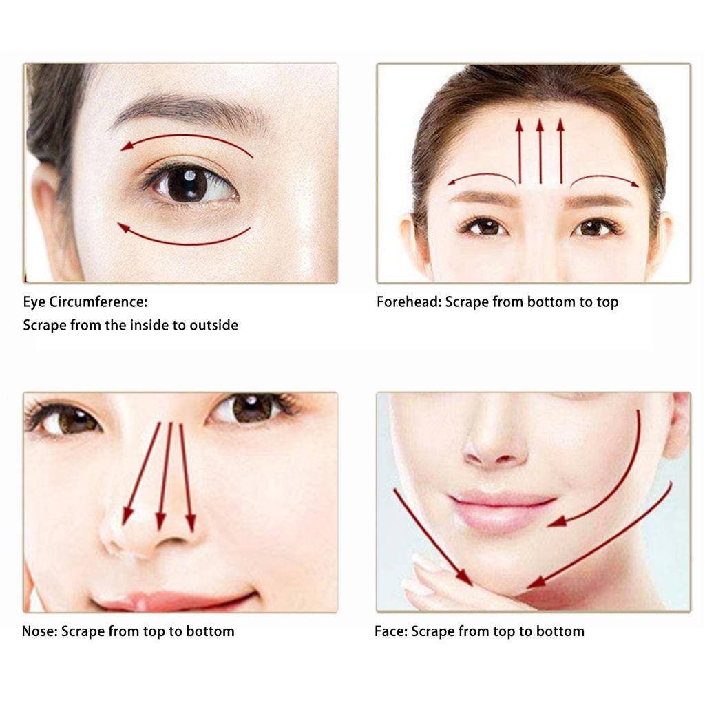 Tragbares Terahertz Schabebrett Kalt-Heiß-Kompressen-Massage Gua Sha Schabewerkzeug