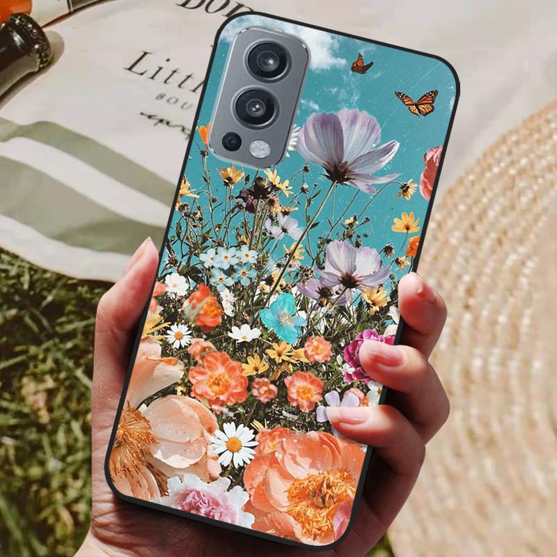 Für OnePlus Nord 2 5G Hülle Silikon Rückabdeckung Handyhülle Für OnePlus Nord2 5G Hüllen für One Plus Nord 2 5G Weicher Stoßfänger Funda