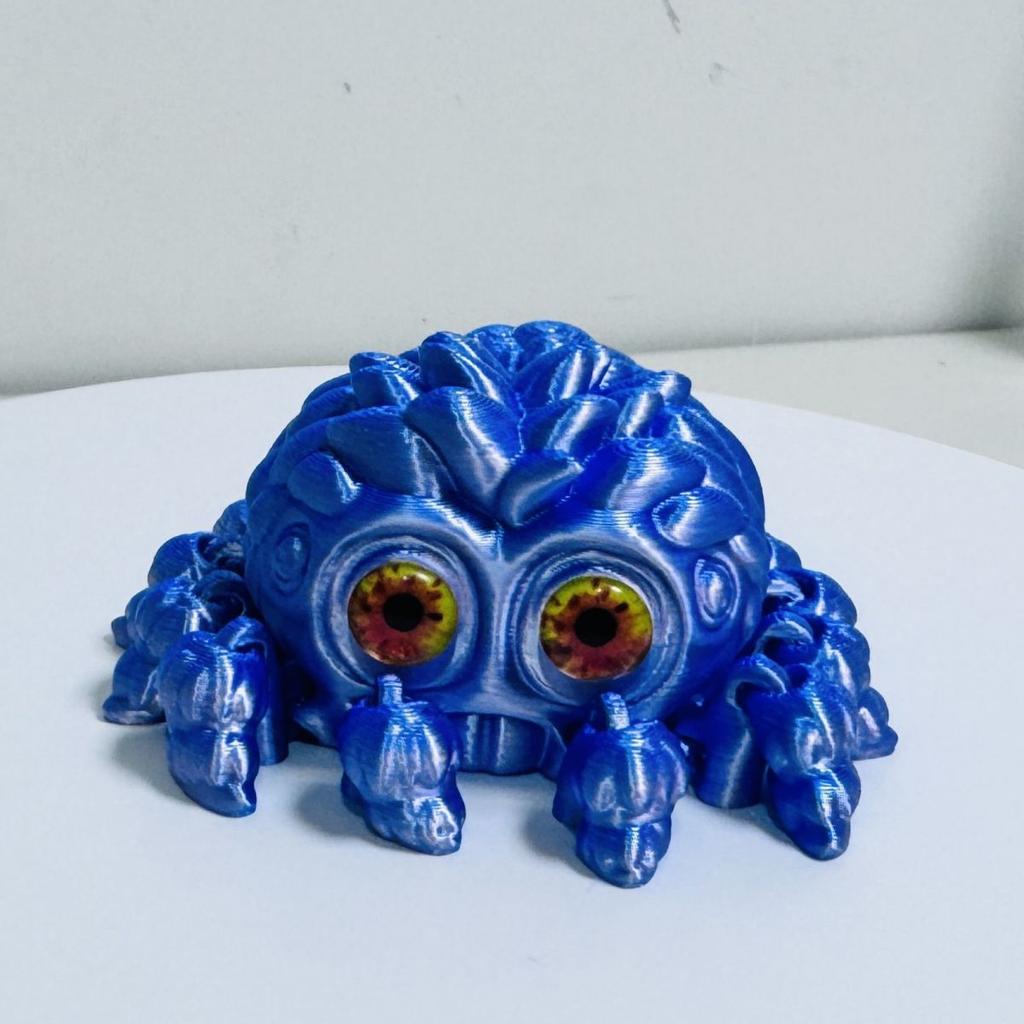 Halloween Horror Spider Model Simulation 3D Printing Spider Toys Creative Joints Movable Home Scene Decoration Collection Gift