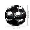 Music Note Indoor Soccer Ball Colorful All Ages Size 5 Machine Stitched PVC Competition Ready Durable High-Bounce