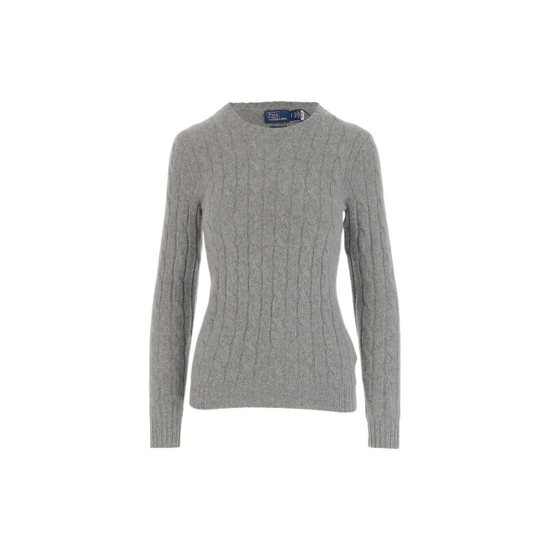 

Polo Ralph Lauren FW22 Однотонный пуловер облегающего кроя Женский свитер Серый 211880516-001 L