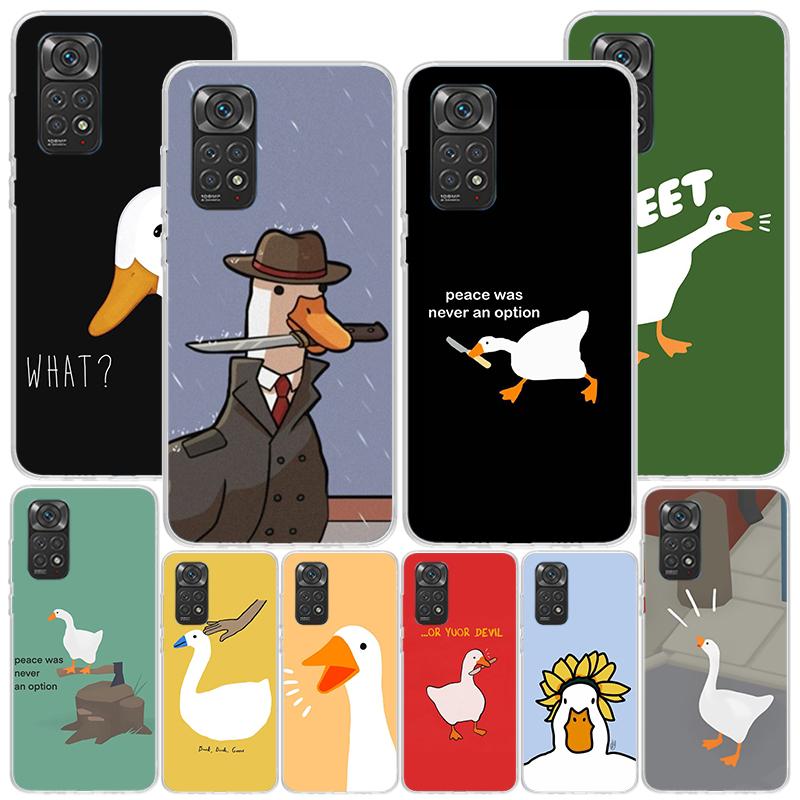 Cartoon Cute Goose Game Phnoe Case for Phnoe Case for Xiaomi Redmi Note 15 14 14S 13 Pro Plus 12 12S 11S 11E 10S 10 11T 5G Uniqu