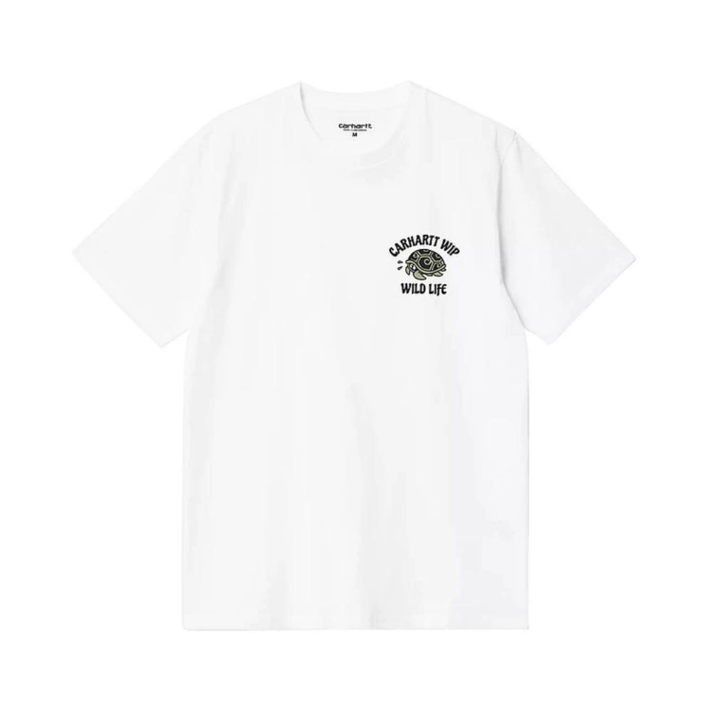Carhartt WIP Classic Letter Logo Cartoon Turtle Pattern Printed Oversized T-Shirt Men Tops CHXTEI036253Q