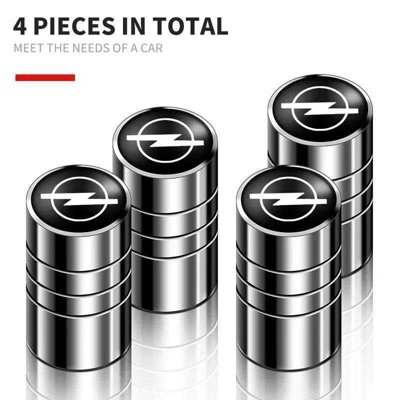 4Pcs Car Logo Wheel Tire Valve Stem Caps Cover For Opel Astra Insignia Mokka Zafira Corsa Vectra Antara Meriva Auto Accessories