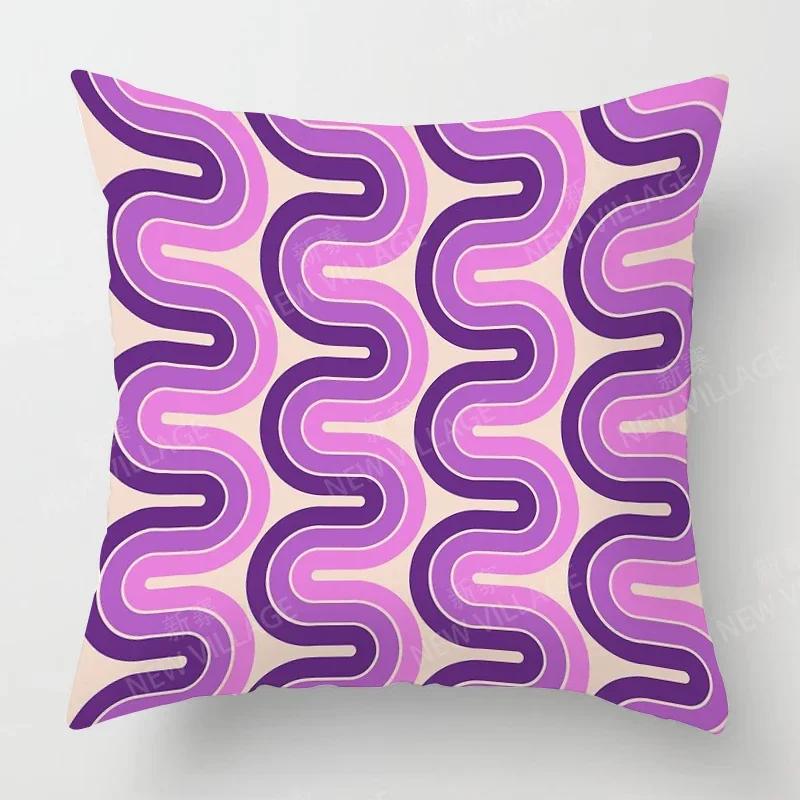 Nordic Fall Home Decor Autumn Throw Pillow Case Sofa Cushion Cover Modern  Geometry