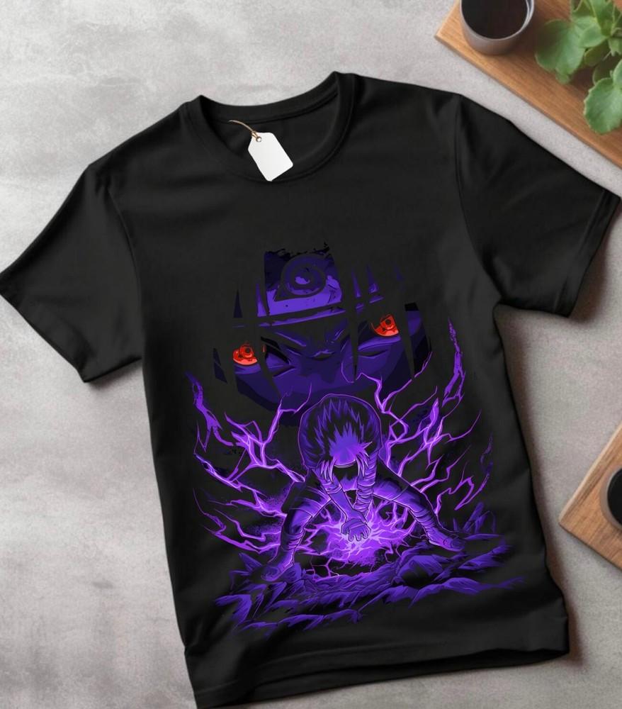 

Футболка Итачи Учиха Наруто Шиппуден Манга Стрип Наруто Аниме Футболка Все Размеры XL