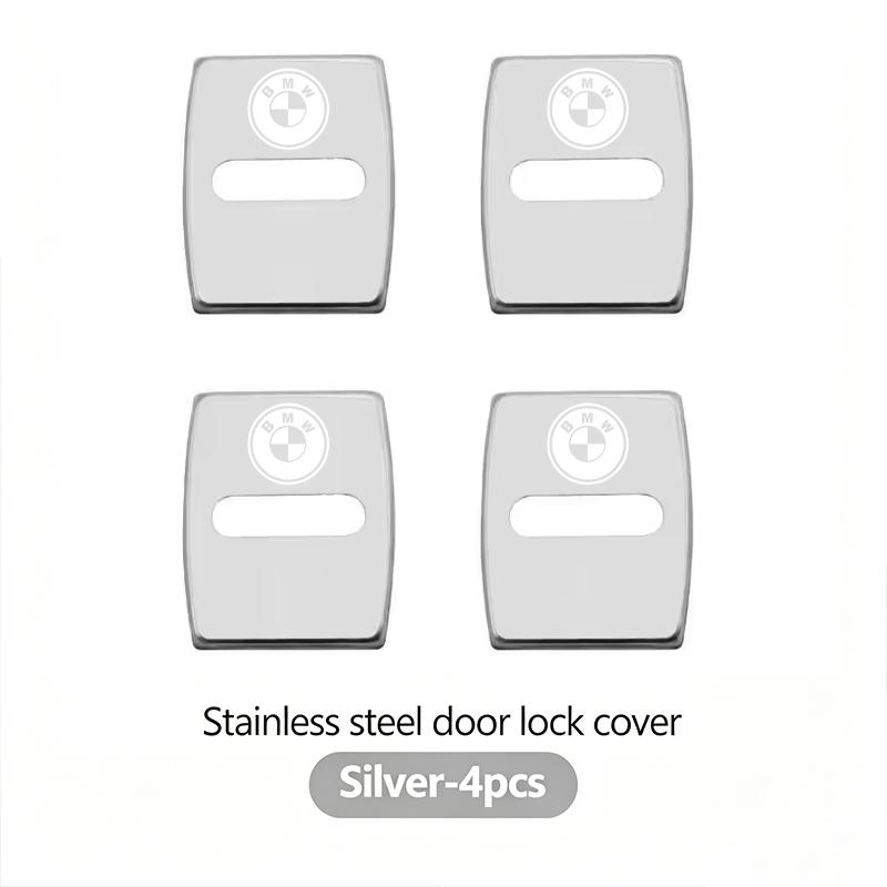 4Pcs Car Door Lock Cover Stainless Steel Protection Accessories Stickers For BMW G80 G06 G07 G42 G14 G15 G16 F82 F20 F21 F83 M2