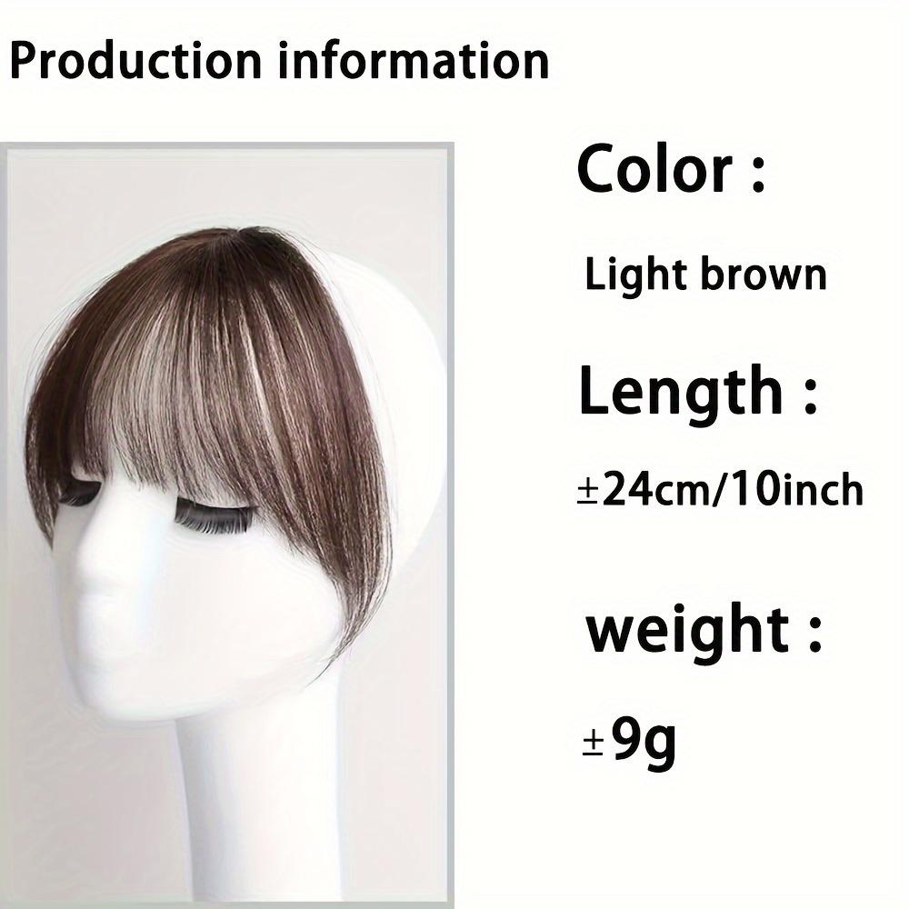 

MISSQUEEN Синтетическая короткая прямая заколка для волос с челкой, накладная воздушная челка, натуральный мягкий изогнутый парик с челкой для женщин 24cm