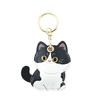 DIY Animals Keychain Handmade Access Card Cover Cute Key Ring  Car Accessory