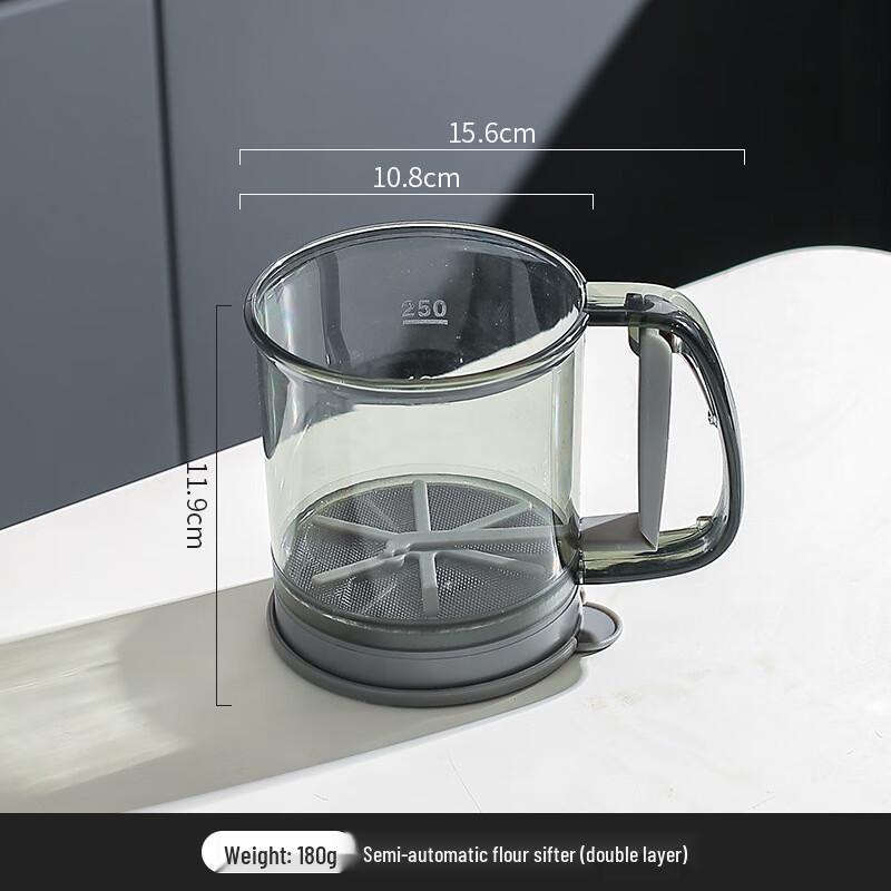 Semi-Automatic Handheld Flour Sifter 1 Piece (PP Bag)