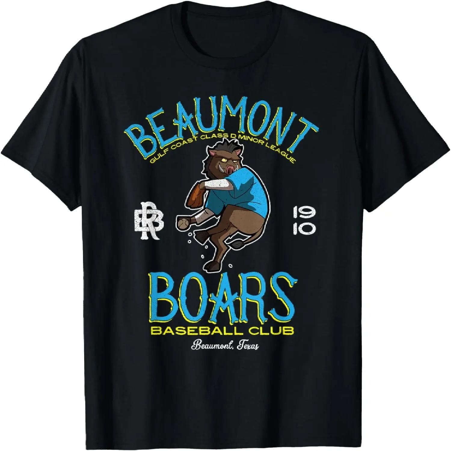 Beaumont Boars Retro Minor League Baseball Team T-Shirt XXXXXL чёрный