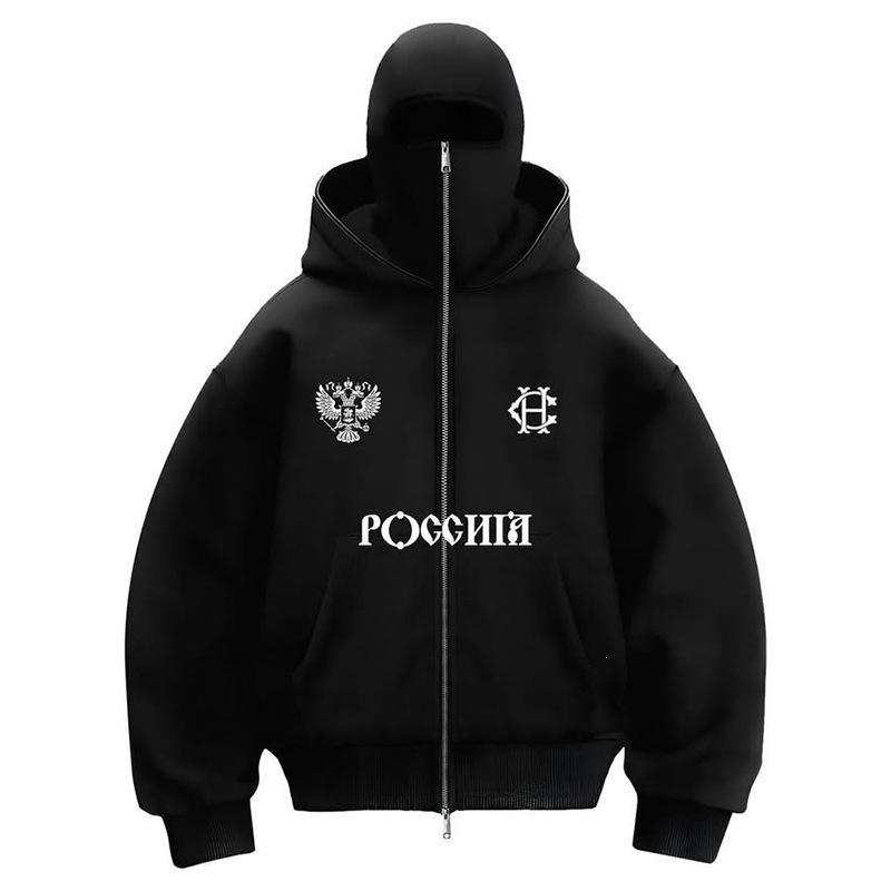 Trendy DIY Plain Zipper Hooded Sweatshirt for Men & Women - Double Hood, Perfect for Spring and Autumn