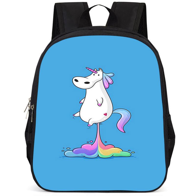 Рюкзак Единорог Большой Вместимости Для Детей Легкий Школьный Рюкзак из Ткани Оксфорд Style A