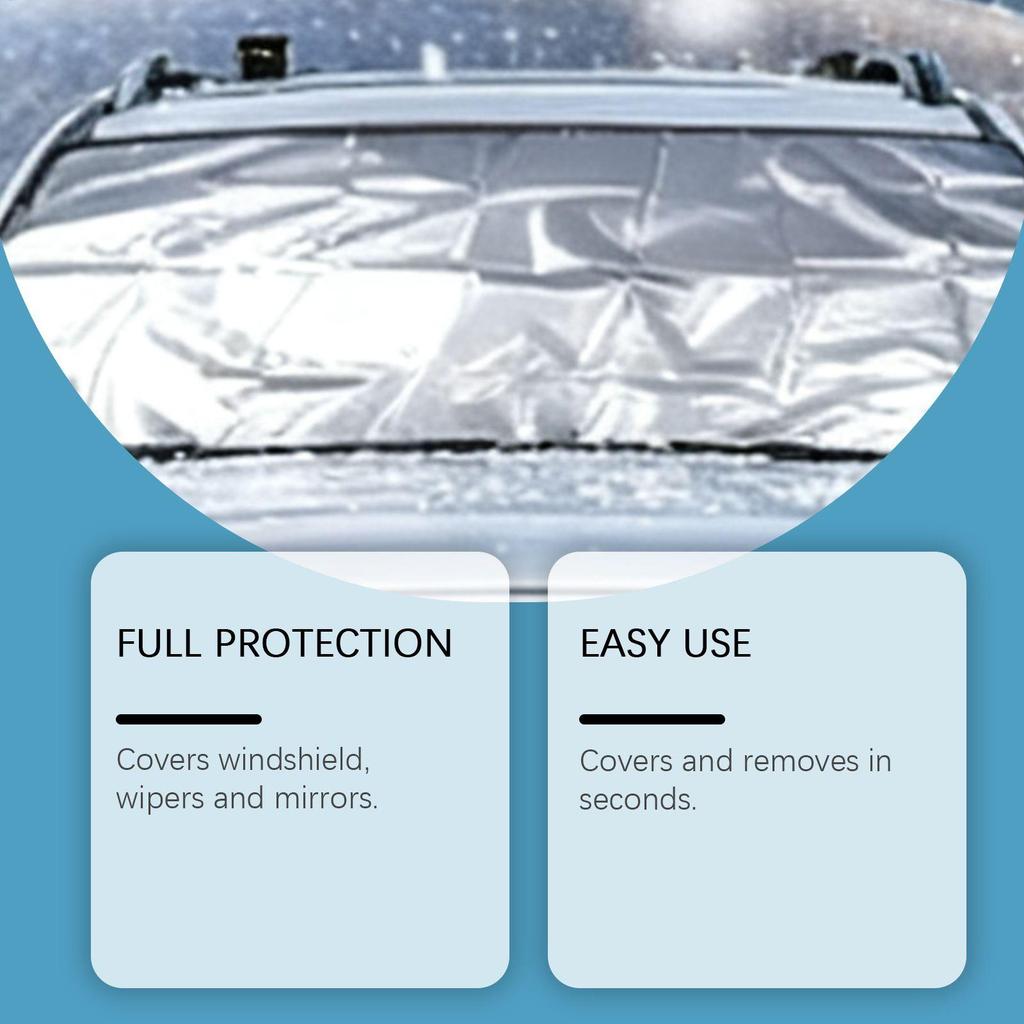 Windshield Cover For Ice And Snow Dustproof Thickened Auto Accessories Car Window Covers For SUVs All-Weather Outdoor Winter