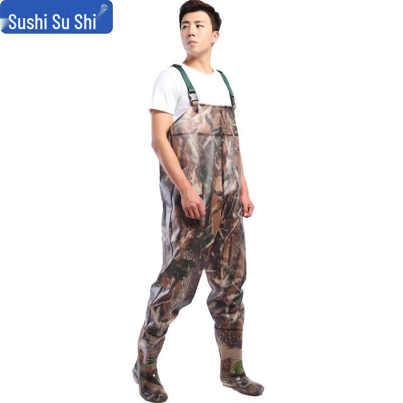 PVC One-Piece Waterproof Fishing Waders 46