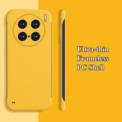 Ultradünne Rahmenlose Matte Anti-Fingerabdruck PC Hülle Für vivo X100 X100s X90 X90s X80 X70 Ultra Pro Plus Stoßfeste Rückseite Schale