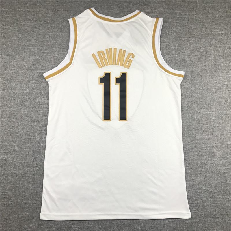 Kyrie Irving #11 Nets Embroidered Basketball Jersey