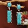2PC Women's Fashion Bohemian Earrings, Jewelry Design, Suitable for Date, Party, Festival Gifts