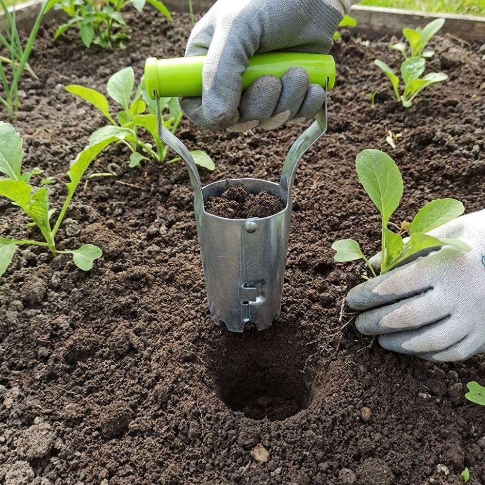 Handheld Seedling Transplanting Cylinder Vegetable Planter Transplanting Tool  Agricultural Use