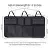 Universal Car Trunk Organizer Adjustable Backseat Storage Bag Net High Capacity Multi-use Oxford Automobile Seat Back Organizers