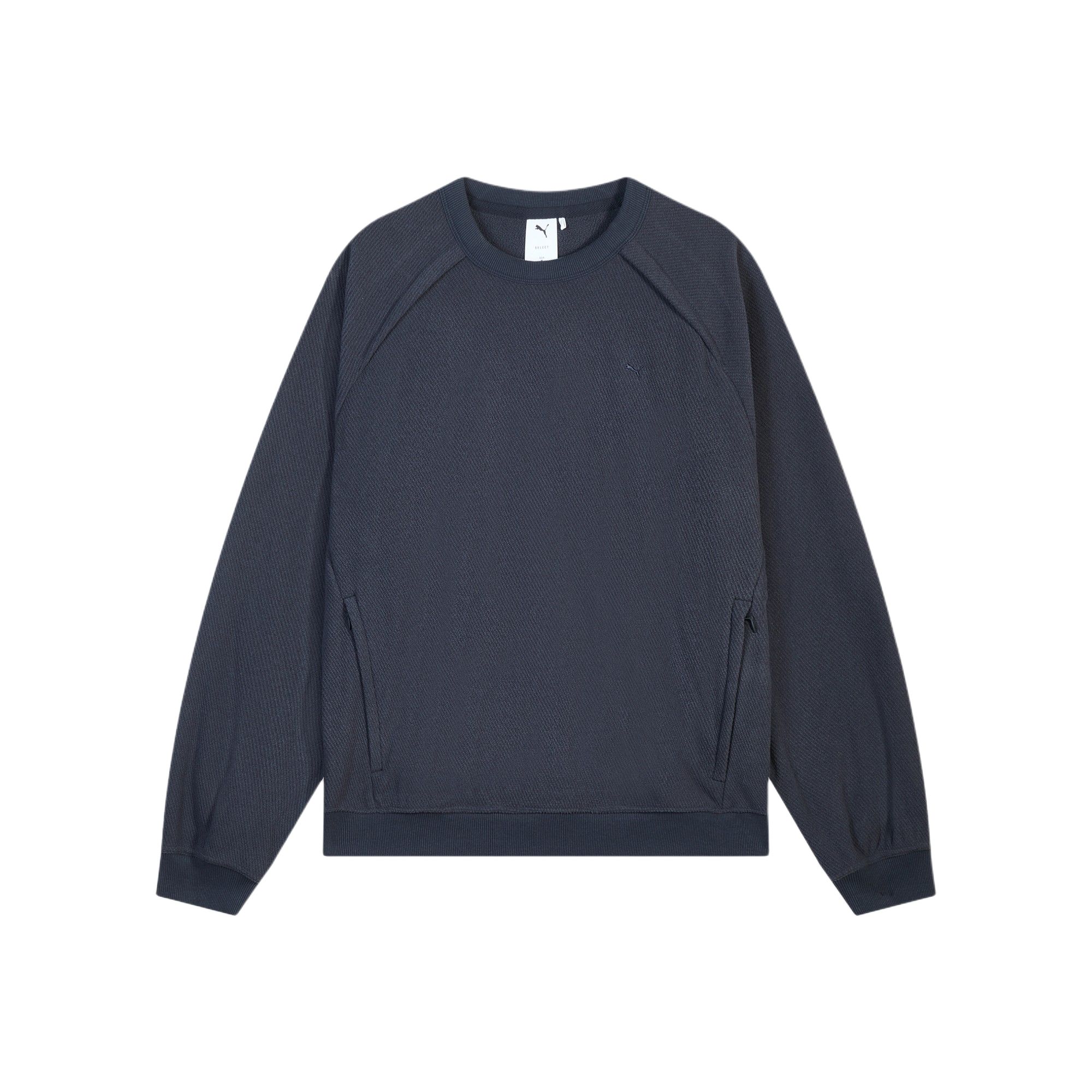 PUMA Sweatshirts Unisex Marine Blue 16 Crew Neck Moderate 636239-16 L