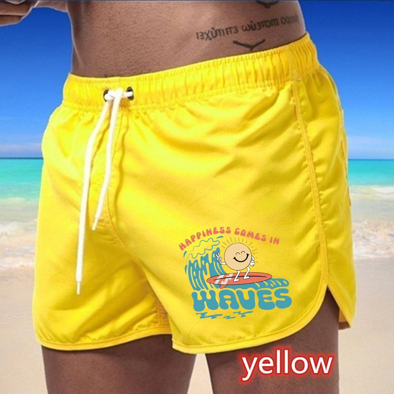 BBK-68 Summer New Men's Quick-Drying Swim Trunks Sports Pants Swimwear Beach Shorts Jogging Shorts Sports Creative Basketball Print
