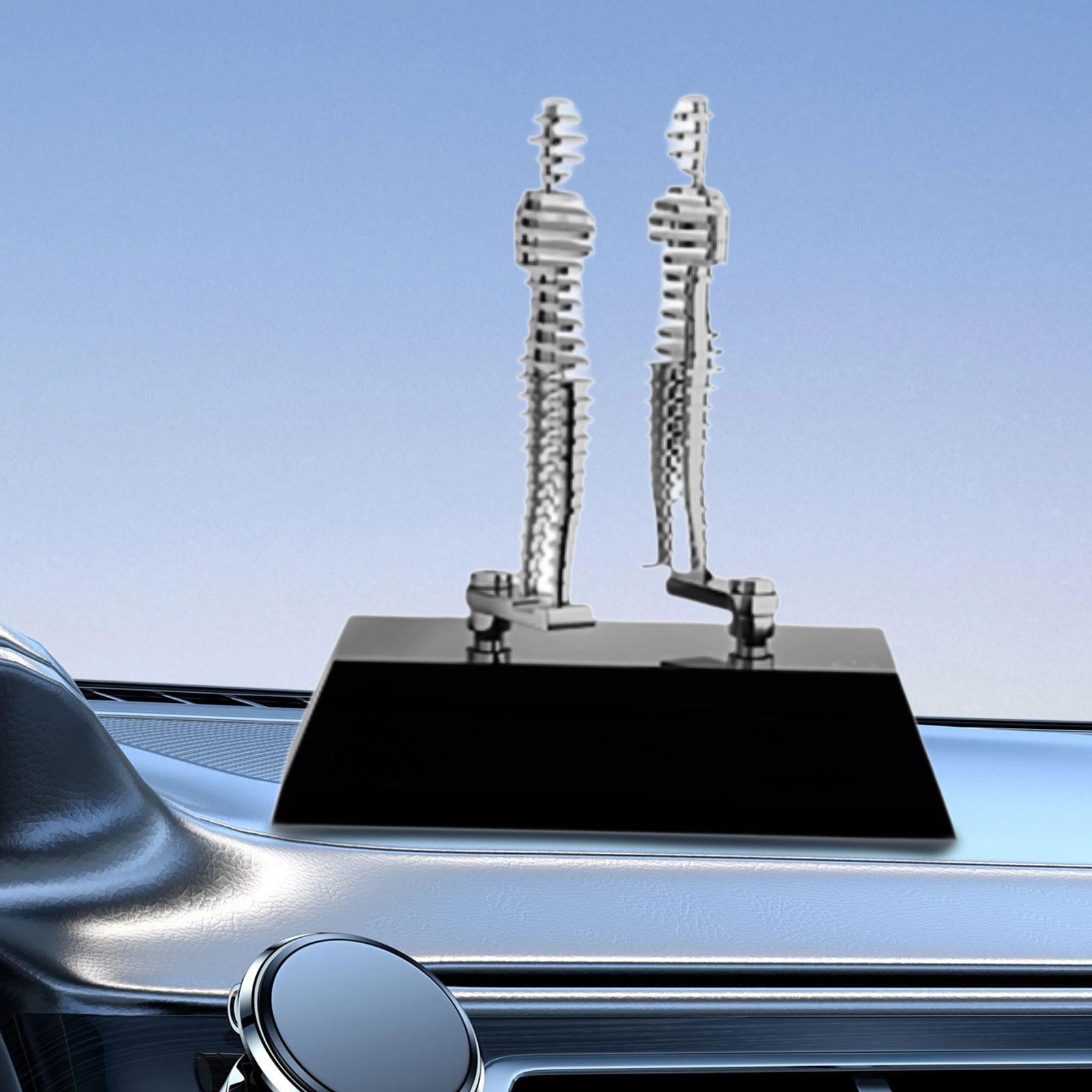 

Couple Statue Building Ornament Zinc Alloy Abstract Sculpture for Valentine s Day Car Fireplace Home